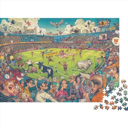 Court Puzzle 1000 Teile Erwachsenenpuzzle Kunstpuzzle 1000 Teile Puzzles 1000 Teile Jedes Teil Ist EIN Unikat Geeignet Für Kinder Ab 12 Jahren 1000pcs (75x50cm) von KHHKJBVCE