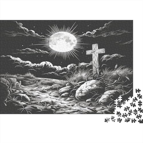 Cross 500-teilige Puzzles Für Erwachsene Puzzles 500 Teile Einzigartige Heimdekoration Und Geschenke 500 Puzzles Für Erwachsene Für Erwachsene Und Kinder Ab 12 Jahren 500pcs (52x38cm) von KHHKJBVCE