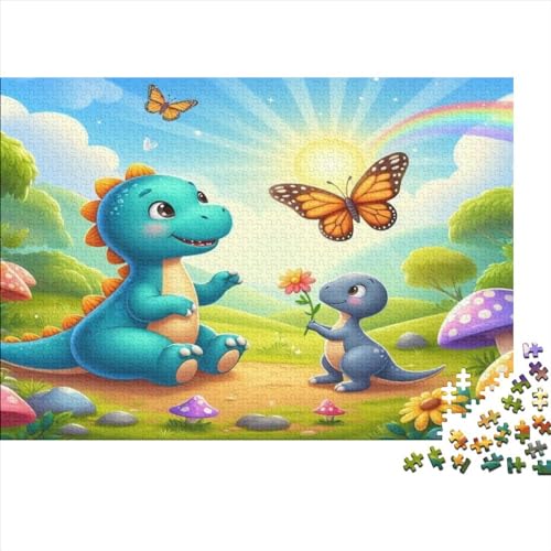 Cute Baby Dragon 3D-Puzzles Für Erwachsene, Kunstpuzzle, 300 Teile, Puzzle, 300 Teile, Puzzle, Familienspiel, Puzzle, Geeignet Für Kinder Ab 12 Jahren 300pcs (40x28cm) von KHHKJBVCE