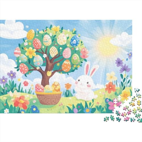 Cute Tree with Easter Eggs Puzzles Für Erwachsene 300 Puzzles Mit 300 Teilen Einzigartige Heimdekoration Und Geschenke 300 Puzzles Für Erwachsene Für Erwachsene Und Kinder Ab 12 Jahren 300pcs (40x2 von KHHKJBVCE