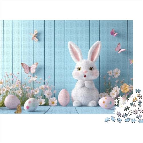 Easter Bunny Puzzles Für Erwachsene, 300 Puzzles, 300 Teile, Herausfordernde Puzzles Für Erwachsene, 300 Puzzles Für Erwachsene, Spielzeug Und Spiele 300pcs (40x28cm) von KHHKJBVCE