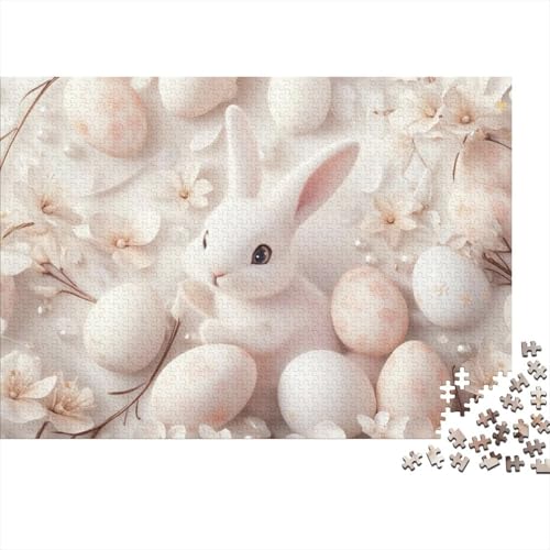 Easter Bunny Puzzles Für Erwachsene, 300 Puzzles, 300 Teile, Herausfordernde Puzzles Für Erwachsene, 300 Puzzles Für Erwachsene, Spielzeug Und Spiele 300pcs (40x28cm) von KHHKJBVCE