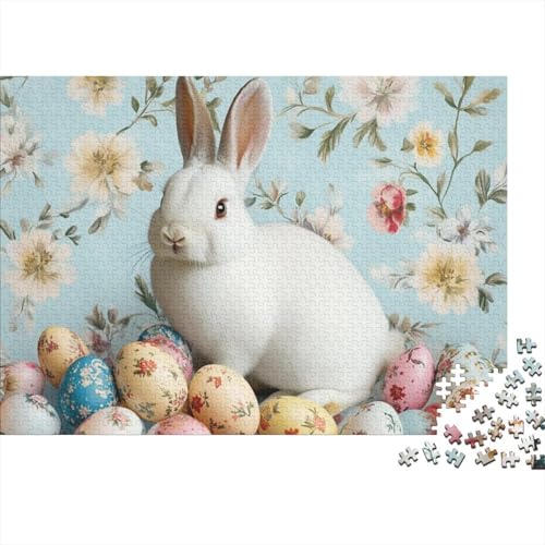 Easter Bunny Puzzles Für Erwachsene, 300 Puzzles, 300 Teile, Herausfordernde Puzzles Für Erwachsene, 300 Puzzles Für Erwachsene, Spielzeug Und Spiele 300pcs (40x28cm) von KHHKJBVCE