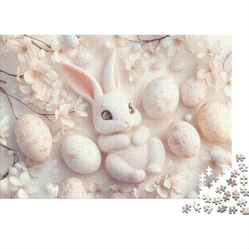 Easter Bunny Puzzles Für Erwachsene, 300 Puzzles, 300 Teile, Herausfordernde Puzzles Für Erwachsene, 300 Teile, Spielzeug Und Spiele 300pcs (40x28cm) von KHHKJBVCE