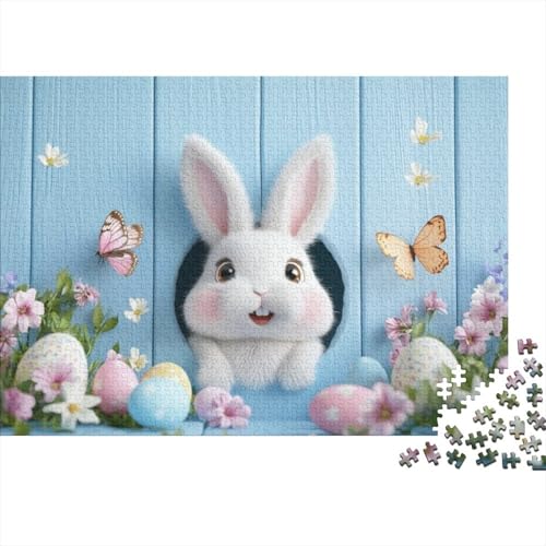 Easter Bunny Puzzles Für Erwachsene 1000 Puzzles Mit 1000 Teilen Lernspiele Für Erwachsene 1000 Puzzles Für Erwachsene Spielzeug Und Spiele 1000pcs (75x50cm) von KHHKJBVCE