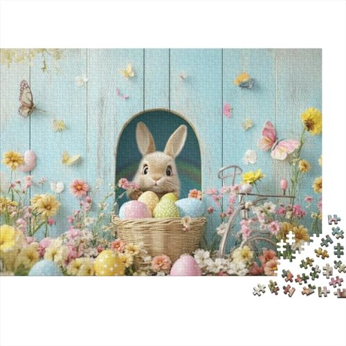 Easter Bunny Puzzles Für Erwachsene 300 Puzzles 300 Teile Impossible Puzzle 300 Puzzles Für Erwachsene Spielzeug Und Spiele 300pcs (40x28cm) von KHHKJBVCE