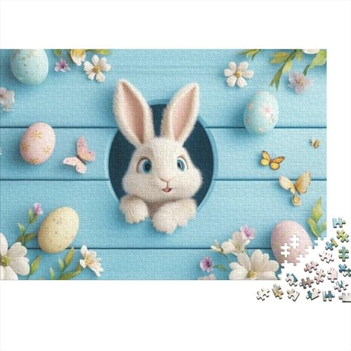 Easter Bunny Puzzles Für Erwachsene 300 Puzzles 300 Teile Lernspiele Für Erwachsene 300 Puzzles Für Erwachsene Spielzeug Und Spiele 300pcs (40x28cm) von KHHKJBVCE