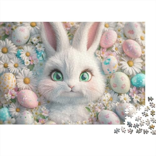 Easter Bunny Puzzles Für Erwachsene 300 Puzzles 300 Teile Lernspiele Für Erwachsene 300 Puzzles Für Erwachsene Und Kinder Ab 12 Jahren 300pcs (40x28cm) von KHHKJBVCE