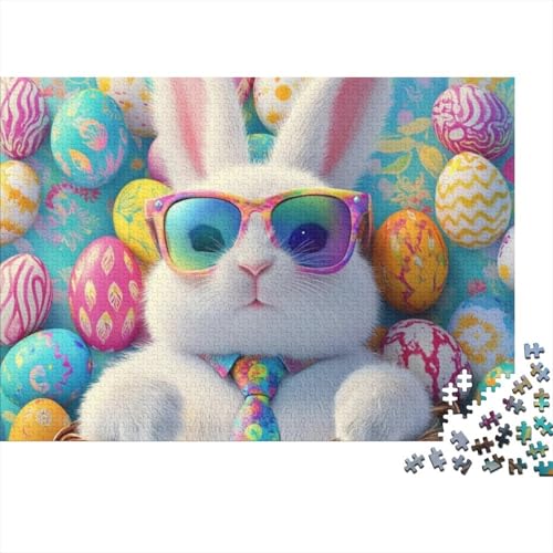 Easter Bunny Puzzles Für Erwachsene 300 Puzzles Mit 300 Teilen Einzigartige Heimdekoration Und Geschenke 300 Puzzles Für Erwachsene Spielzeug Und Spiele 300pcs (40x28cm) von KHHKJBVCE