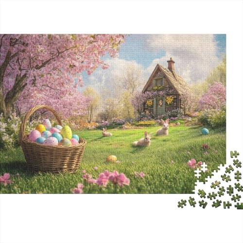 Easter Egg Puzzles Für Erwachsene 300 300-teilige Puzzles Impossible Puzzle 300-teilige Puzzles Für Erwachsene Und Kinder Ab 12 Jahren 300pcs (40x28cm) von KHHKJBVCE