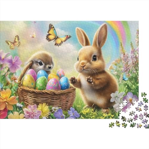 Easter Egg Puzzles Für Erwachsene 300 300-teilige Puzzles Impossible Puzzle 300-teilige Puzzles Spielzeug Und Spiele 300pcs (40x28cm) von KHHKJBVCE