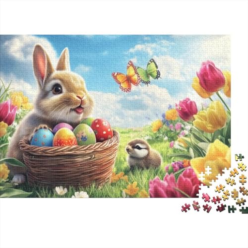 Easter Egg Puzzles Für Erwachsene 300 300-teilige Puzzles Lernspiele Für Erwachsene 300-teilige Puzzles Spielzeug Und Spiele 300pcs (40x28cm) von KHHKJBVCE