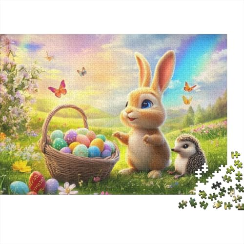 Easter Egg Puzzles Für Erwachsene 300 300-teilige Puzzles Stressabbauende Puzzles 300-teilige Puzzles Spielzeug Und Spiele 300pcs (40x28cm) von KHHKJBVCE