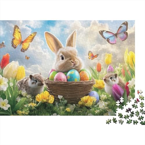 Easter Egg Puzzles Für Erwachsene 300 300-teilige Puzzles Stressabbauende Puzzles 300-teilige Puzzles Spielzeug Und Spiele 300pcs (40x28cm) von KHHKJBVCE