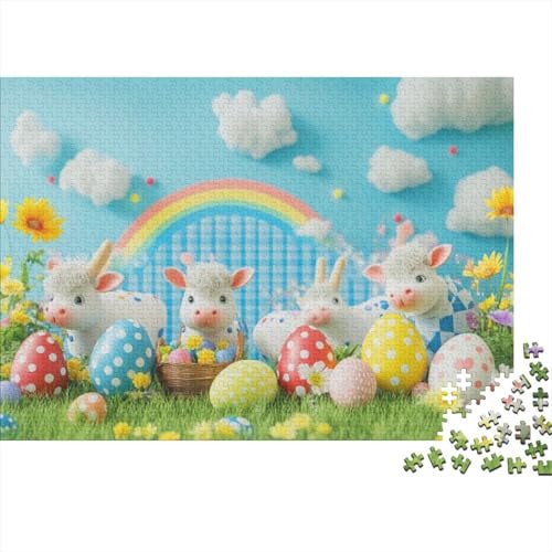 Easter Egg Puzzles Für Erwachsene 300 Puzzles 300 Teile Impossible Puzzle 300 Teile Puzzles Für Erwachsene Und Kinder Ab 12 Jahren 300pcs (40x28cm) von KHHKJBVCE