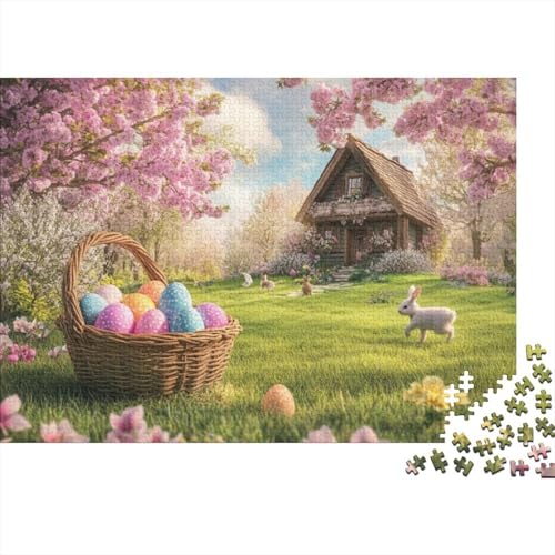 Easter Egg Puzzles Für Erwachsene 300 Puzzles 300 Teile Lernspiele Für Erwachsene 300 Puzzles Für Erwachsene Für Erwachsene Und Kinder Ab 12 Jahren 300pcs (40x28cm) von KHHKJBVCE