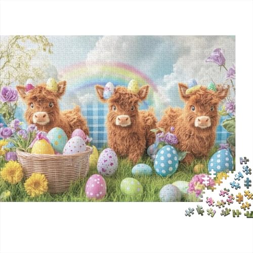 Easter Egg Puzzles Für Erwachsene 300 Puzzles 300 Teile Lernspiele Für Erwachsene 300 Puzzles Für Erwachsene Spielzeug Und Spiele 300pcs (40x28cm) von KHHKJBVCE