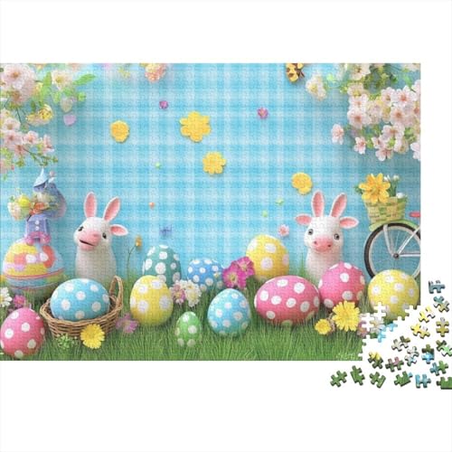 Easter Egg Puzzles Für Erwachsene 300 Puzzles 300 Teile Lernspiele Für Erwachsene 300 Puzzles Für Erwachsene Und Kinder Ab 12 Jahren 300pcs (40x28cm) von KHHKJBVCE