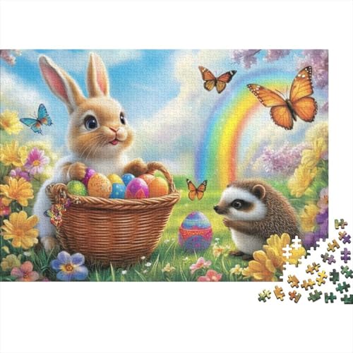 Easter Egg Puzzles Für Erwachsene 300 Puzzles 300 Teile Lernspiele Für Erwachsene 300 Teile Puzzles Spielzeug Und Spiele 300pcs (40x28cm) von KHHKJBVCE