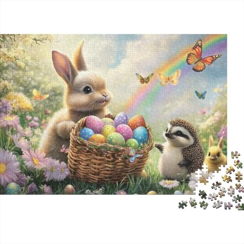 Easter Egg Puzzles Für Erwachsene 300 Puzzles Mit 300 Teilen Einzigartige Heimdekoration Und Geschenke 300 Puzzles Für Erwachsene Spielzeug Und Spiele 300pcs (40x28cm) von KHHKJBVCE