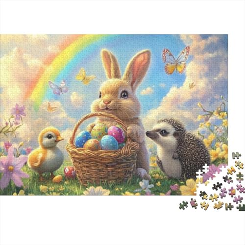 Easter Egg Puzzles Für Erwachsene 300 Puzzles Mit 300 Teilen Lernspiele Für Erwachsene 300 Puzzles Für Erwachsene Spielzeug Und Spiele 300pcs (40x28cm) von KHHKJBVCE