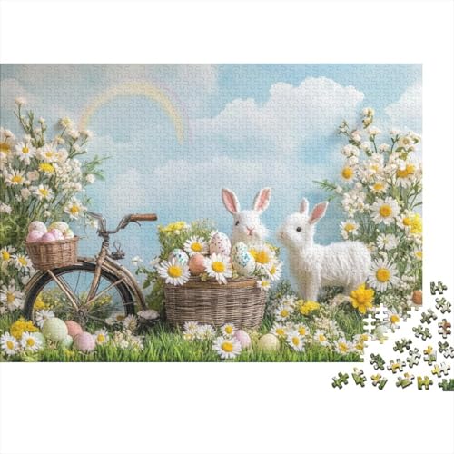 Easter Lamb Puzzles Für Erwachsene, 300-teiliges Puzzle Mit 300 Teilen, Herausfordernde Puzzles Für Erwachsene, 300-teilige Puzzles Für Erwachsene Und Kinder Ab 12 Jahren 300pcs (40x28cm) von KHHKJBVCE