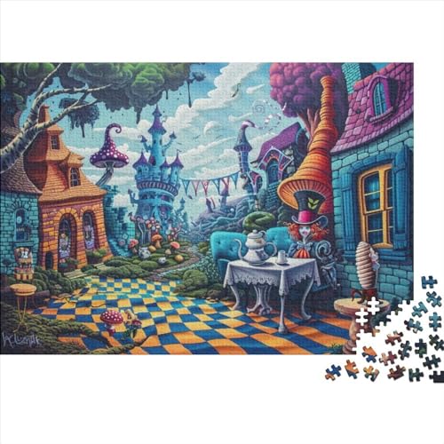 Fairy Tale World (12) Puzzle Für Erwachsene, 1000 Teile, Puzzle, 1000 Teile, Lernspiele Für Erwachsene, 1000 Teile, Puzzle Für Erwachsene Und Kinder Ab 12 Jahren 1000pcs (75x50cm) von KHHKJBVCE