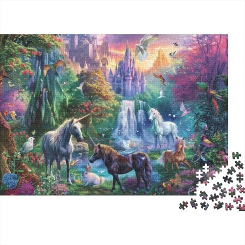 Fairy Tale World (5) 500-teiliges Puzzle Für Erwachsene, 500-teiliges Puzzle, Einzigartige Heimdekoration Und Geschenke, 500-teiliges Puzzle, Spielzeug Und Spiele 500pcs (52x38cm) von KHHKJBVCE