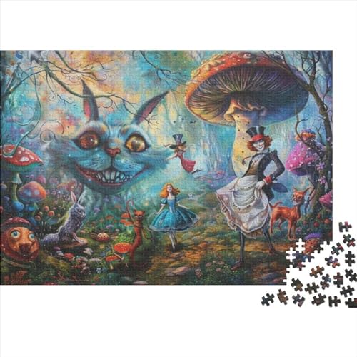 Fairy Tale World (7) 3D-Puzzles Für Erwachsene, Puzzle Für Erwachsene, 300-teilige Puzzles, Holzpuzzles, Familienstress Abbauen, Geeignet Für Kinder Über 12 Jahren 300pcs (40x28cm) von KHHKJBVCE