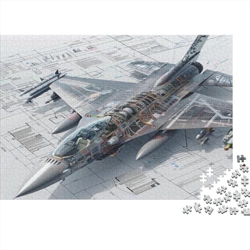 Fighter (33) Puzzle Für Erwachsene, 500 Teile, Puzzle, 500 Teile, Lernspiele Für Erwachsene, 500 Puzzles Für Erwachsene, Für Erwachsene Und Kinder Ab 12 Jahren 500pcs (52x38cm) von KHHKJBVCE