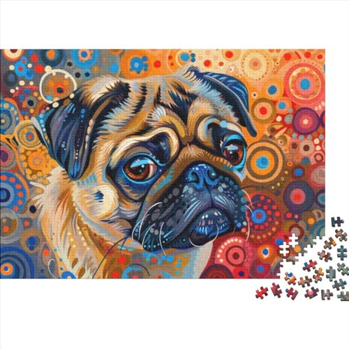 French Bulldog (5) Puzzle Für Erwachsene, 300 Teile, Puzzle, 300 Teile, Lernspiele Für Erwachsene, 300 Puzzles Für Erwachsene, Für Erwachsene Und Kinder Ab 12 Jahren 300pcs (40x28cm) von KHHKJBVCE