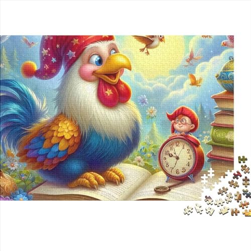 Funny Cock Puzzles Für Erwachsene, 1000 Teile, Puzzles Für Erwachsene, 1000 Teile, Puzzle, 1000 Teile, Heimdekoration, Geeignet Für Kinder Ab 12 Jahren 1000pcs (75x50cm) von KHHKJBVCE