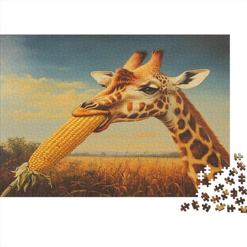 Giraffe 1000-teilige Puzzles Für Erwachsene. Puzzles Mit 1000 Teilen. Lernspiele Für Erwachsene. 1000-teilige Puzzles Für Erwachsene. Spielzeug Und Spiele 1000pcs (75x50cm) von KHHKJBVCE