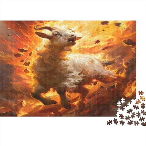 Goat 500-teilige Puzzles Für Erwachsene. 500-teilige Puzzles. Anspruchsvolle Puzzles Für Erwachsene. 500-teilige Puzzles. Spielzeug Und Spiele 500pcs (52x38cm) von KHHKJBVCE