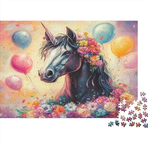 Horse 300-teilige Puzzles Für Erwachsene Puzzles 300 Teile Impossible Puzzle300 Puzzles Für Erwachsene Für Erwachsene Und Kinder Ab 12 Jahren 300pcs (40x28cm) von KHHKJBVCE