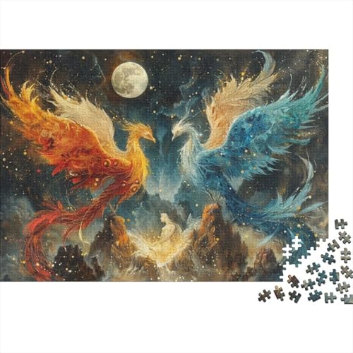 Ice Fire Phoenix (3) Puzzle 1000 Teile Puzzle Für Erwachsene Puzzle 1000 Teile Lernspiele Für Erwachsene 1000 Teile Puzzles Spielzeug Und Spiele 1000pcs (75x50cm) von KHHKJBVCE