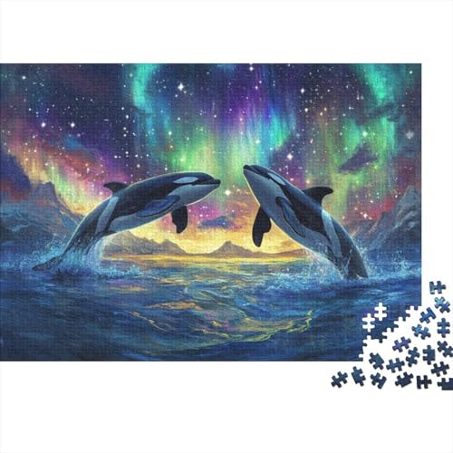 Killer Whale 1000-teilige Puzzles Für Erwachsene Puzzles 1000 Teile Heimdekorationspuzzle 1000 Puzzles Für Erwachsene Für Erwachsene Und Kinder Ab 12 Jahren 1000pcs (75x50cm) von KHHKJBVCE