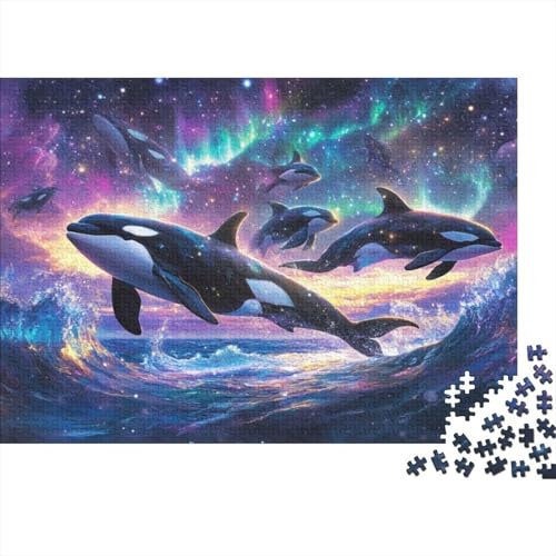 Killer Whale 300-teilige Puzzles Für Erwachsene, 300-teilige Puzzles Zum Stressabbau, 300-teilige Puzzles, Spielzeug Und Spiele 300pcs (40x28cm) von KHHKJBVCE