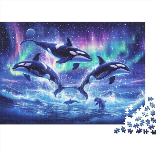 Killer Whale 300-teilige Puzzles Für Erwachsene. 300-teilige Puzzles. Anspruchsvolle Puzzles Für Erwachsene. 300-teilige Puzzles. Spielzeug Und Spiele 300pcs (40x28cm) von KHHKJBVCE