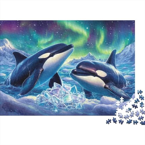 Killer Whale 300-teilige Puzzles Für Erwachsene. Puzzles Mit 300 Teilen. Lernspiele Für Erwachsene. 300-teilige Puzzles Für Erwachsene Und Kinder Ab 12 Jahren 300pcs (40x28cm) von KHHKJBVCE