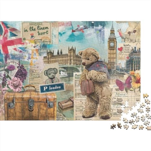 London Bears (16) 1000-teilige Puzzles Für Erwachsene. Puzzles Mit 1000 Teilen. Lernspiele Für Erwachsene. 1000-teilige Puzzles Für Erwachsene Und Kinder Ab 12 Jahren 1000pcs (75x50cm) von KHHKJBVCE