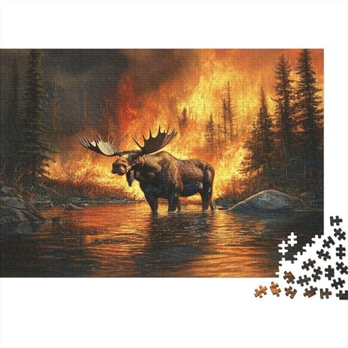 Moose 1000 Teile Puzzles Für Erwachsene Puzzles 1000 Teile Familienpuzzle Spielzeug 1000 Teile Puzzles Für Erwachsene Spielzeug Und Spiele 1000pcs (75x50cm) von KHHKJBVCE