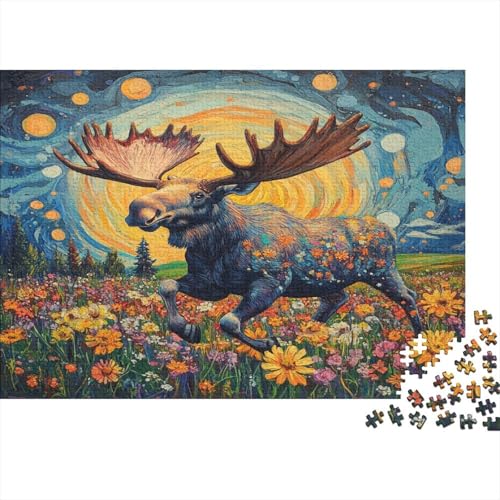 Moose 1000 Teile Puzzles Für Erwachsene Puzzles 1000 Teile Familienpuzzle Spielzeug 1000 Teile Puzzles Für Erwachsene Spielzeug Und Spiele 1000pcs (75x50cm) von KHHKJBVCE