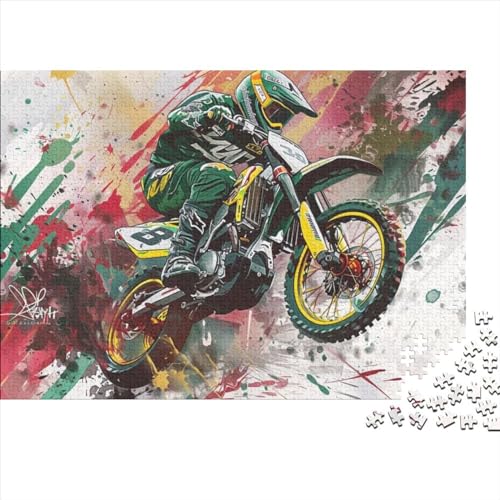 Moto GP (6) Puzzle Für Erwachsene 1000 Teile Puzzle 1000 Teile Lernspiele Für Erwachsene 1000 Teile Puzzles Spielzeug Und Spiele 1000pcs (75x50cm) von KHHKJBVCE