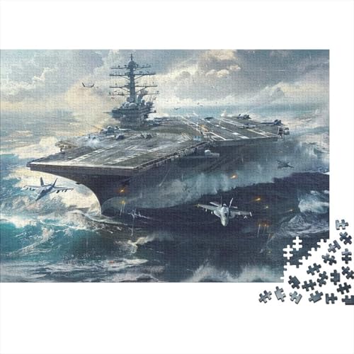 Navy Warship (2) Puzzle Für Erwachsene 500 Teile Puzzle 500 Teile Lernspiele Für Erwachsene 500 Teile Puzzles Spielzeug Und Spiele 500pcs (52x38cm) von KHHKJBVCE