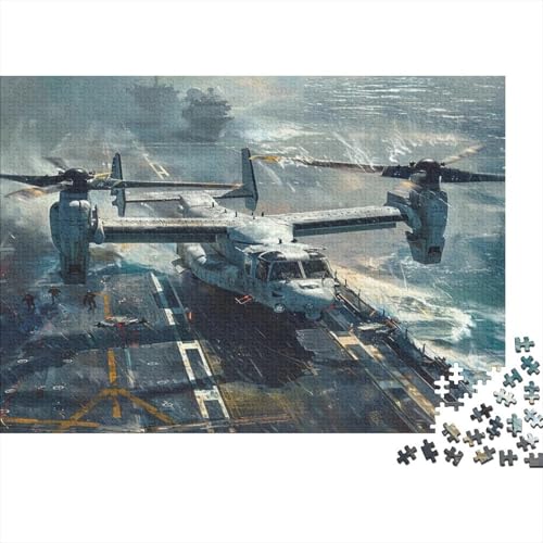 Osprey Fighter (3) Puzzle Für Erwachsene 1000 Teile Puzzle 1000 Teile Lernspiele Für Erwachsene 1000 Teile Puzzles Spielzeug Und Spiele 1000pcs (75x50cm) von KHHKJBVCE