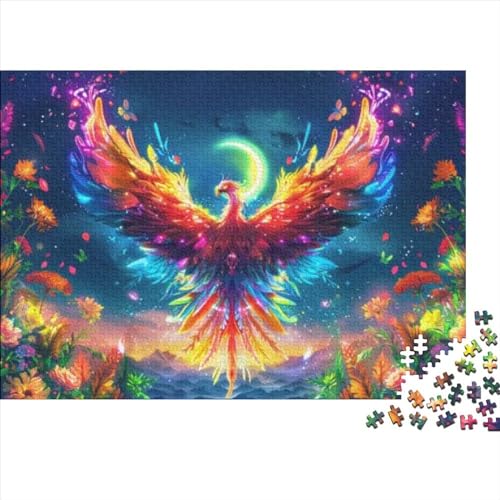 Phoenix Puzzle Für Erwachsene, 300 Teile, Puzzle, 300 Teile, Lernspiele Für Erwachsene, 300 Puzzles Für Erwachsene, Für Erwachsene Und Kinder Ab 12 Jahren 300pcs (40x28cm) von KHHKJBVCE