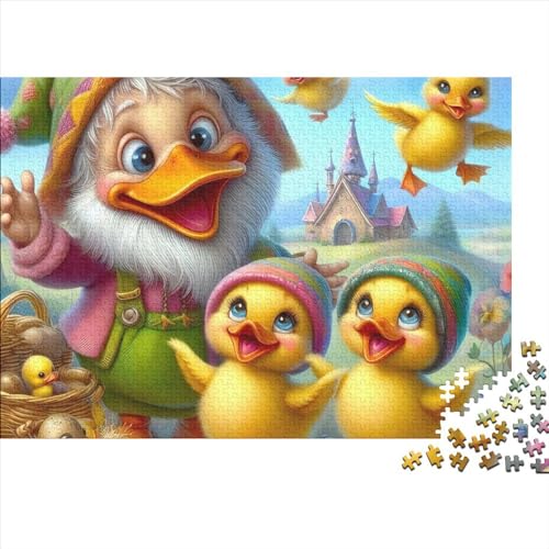 Pretty Ducks Puzzles Für Erwachsene, 1000 Teile, Kunstpuzzle, 1000 Teile, Puzzle, 1000 Teile, Kinderpuzzle, Geeignet Für Kinder Ab 12 Jahren 1000pcs (75x50cm) von KHHKJBVCE