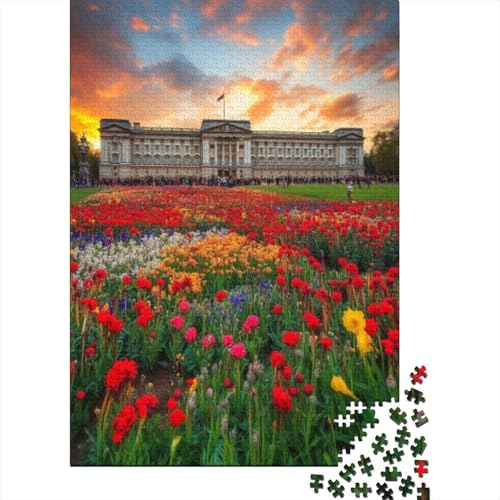 Puzzles 1000 Teile Für Erwachsene Buckingham Palace 1000-teiliges Puzzle. Spielzeug Zum Stressabbau 1000pcs (75x50cm) von KHHKJBVCE