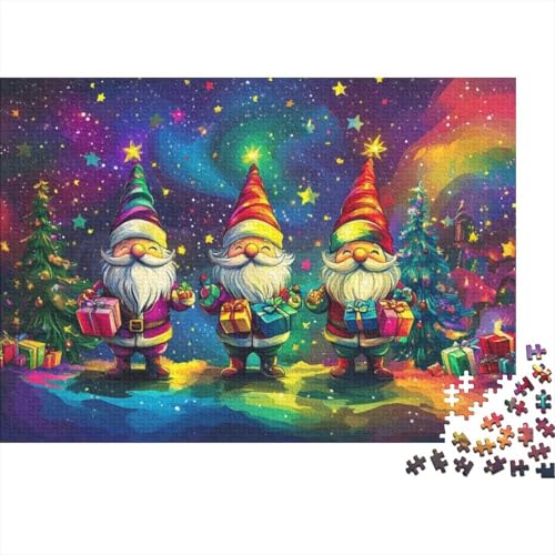 Puzzles 1000 Teile Für Erwachsene Christmas Dwarf 1000-teiliges Puzzle. Anspruchsvolles Spiel 1000pcs (75x50cm) von KHHKJBVCE